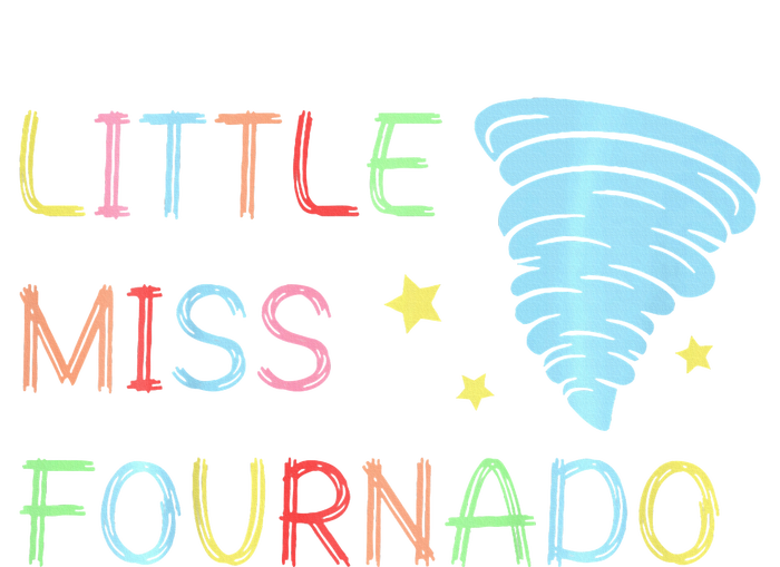 Little Miss Fournado 4th Birthday T-Shirt