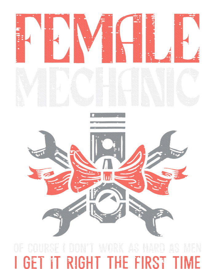 Female Mechanic Funny Car Auto Garage Cooling Performance Long Sleeve Crew