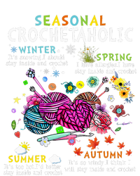 Seasonal Crochetaholic Crochet Crocheter Yarn Lover Kids T-Shirt