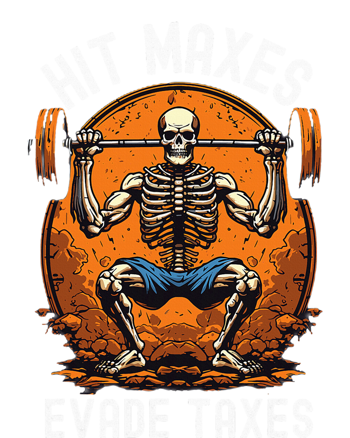 Hit Maxes Evade Taxes Gym Bodybuilding Lifting Workout Full Zip Hoodie