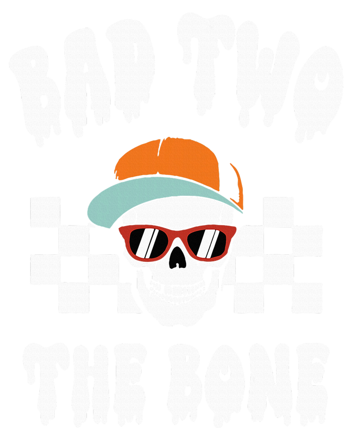 Bad Two The Bone Funny 2nd Birthday Halloween Skeleton Boy Magnet