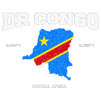 Congolese Flag And Map Dr. Congo Coordinates T-Shirt