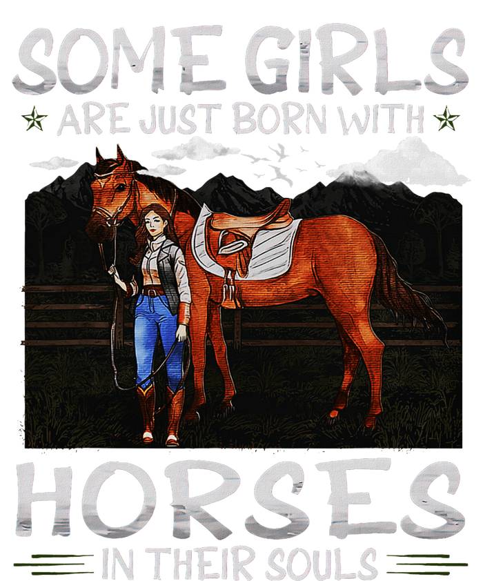 Some Are Just Born With Horses In Their Souls T-Shirt