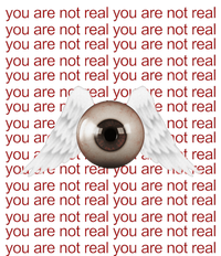 Weirdcore Aesthetic Human Eye Winged Eyeball Strangecore T-Shirt