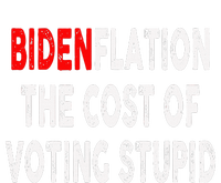 Bidenflation The Cost Of Voting Stupid High Crown Mesh Back Trucker Hat