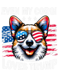 Even My Corgi Loves Trump Trump Supporter Toddler Zip Fleece Hoodie