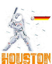 Houston Baseball A Space City Baseball And Vintage Astronaut Ladies Long Sleeve Shirt