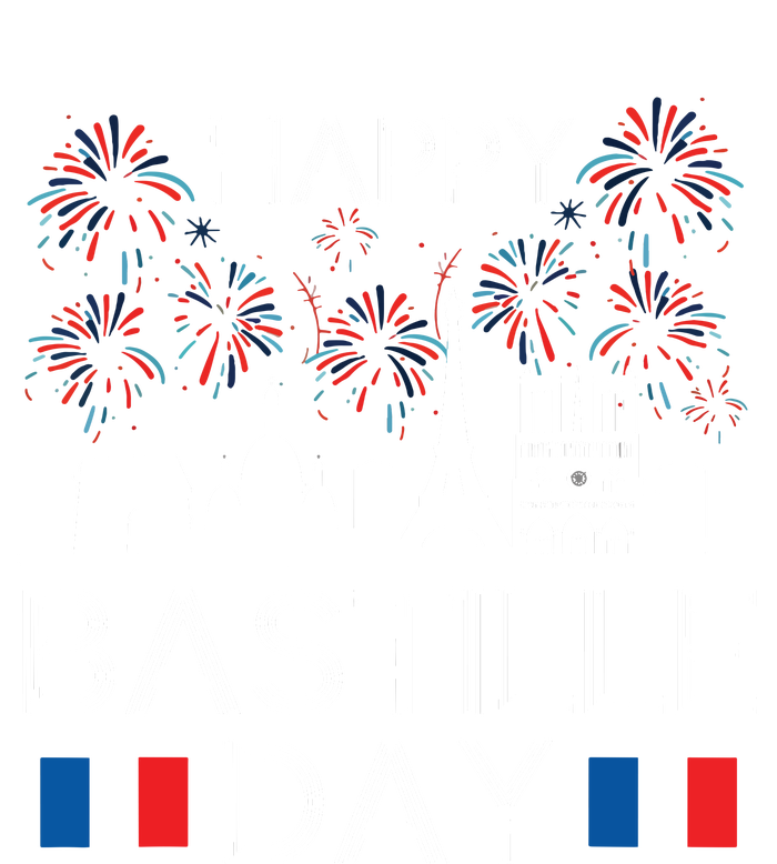 Happy Bastille Day France Paris French Flag Fireworks T-Shirt