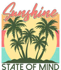 Vintage Sunshine State Of Mind Tropical Palm Trees Vacation Time Magnet