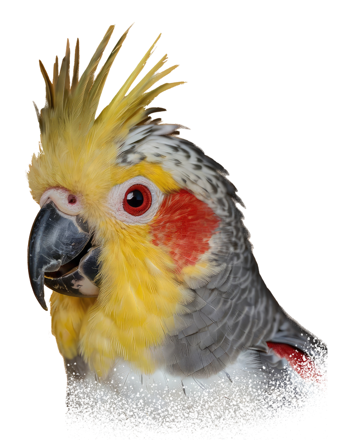 Captivating Cockatiel Portrait Doggie Tank