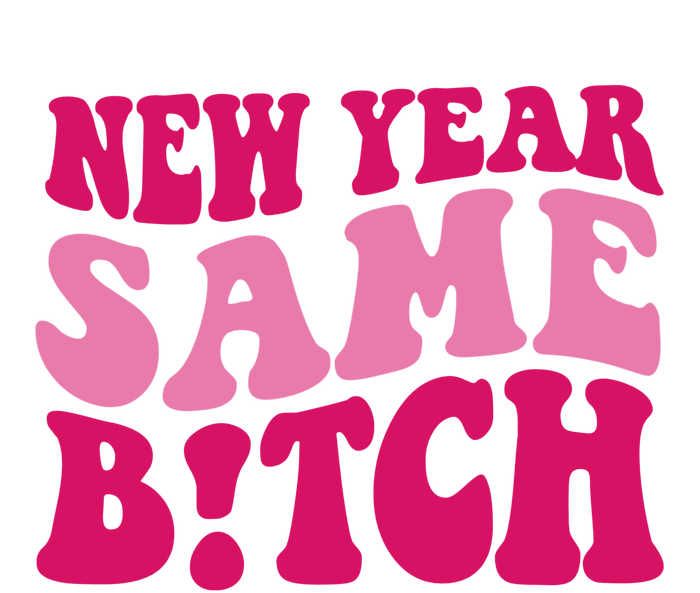 New Year Same Bitch Pink Funny Full-Length Apron With Pockets