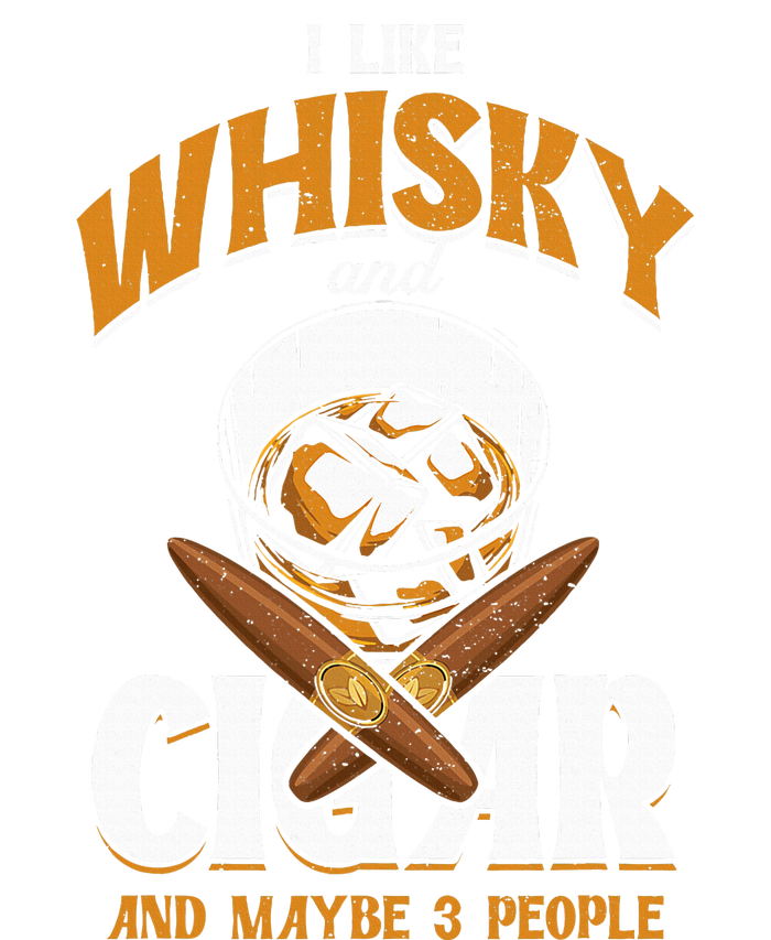 I Like Whisky And Cigars Cigars Smoker Alcohol Drinker Cooling Performance Crew T-Shirt