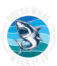 Guess What Week It Is Funny Shark Joke Retro Vintage Ocean Ladies PosiCharge Competitor Racerback Tank