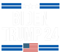 Funny Biden Trump Ticket 2024 President Biden And Vice President Trump Long Sleeve Pajama Set