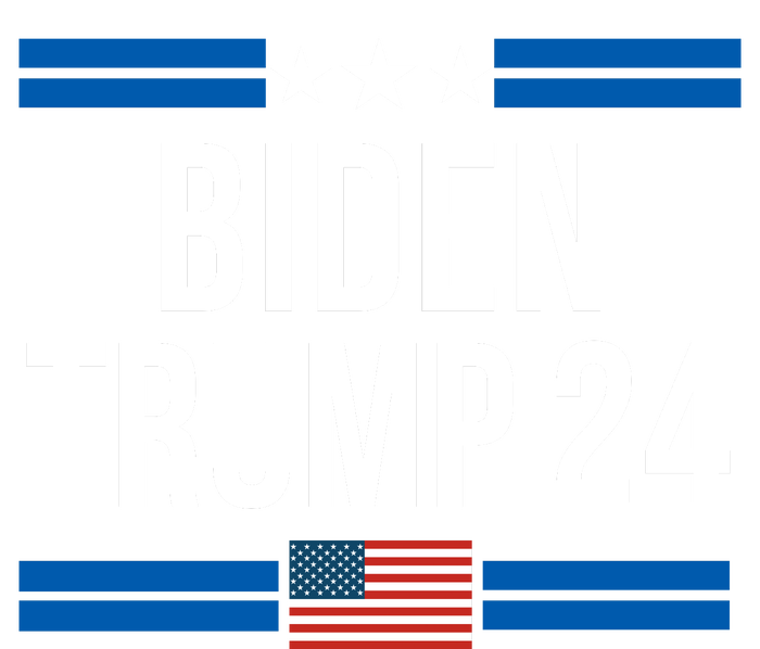 Funny Biden Trump Ticket 2024 President Biden And Vice President Trump Long Sleeve Pajama Set