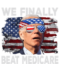 Joe Biden We Finally Beat Medicare Funny Biden Tote Bag