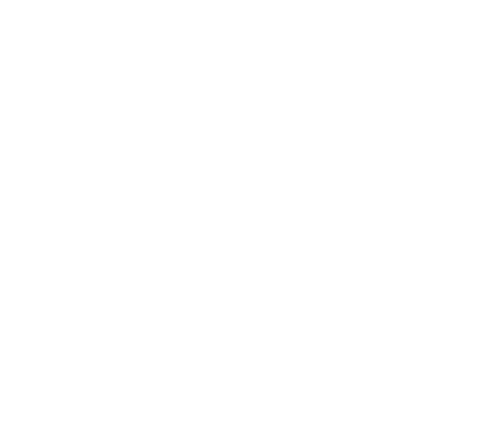 Utica New York Ny Vintage Established Athletic Women's Tri-Blend 3/4-Sleeve Raglan Shirt