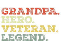 Dad Hero Veteran Legend Design For Grandpa Veteran Sustainable Knit Beanie