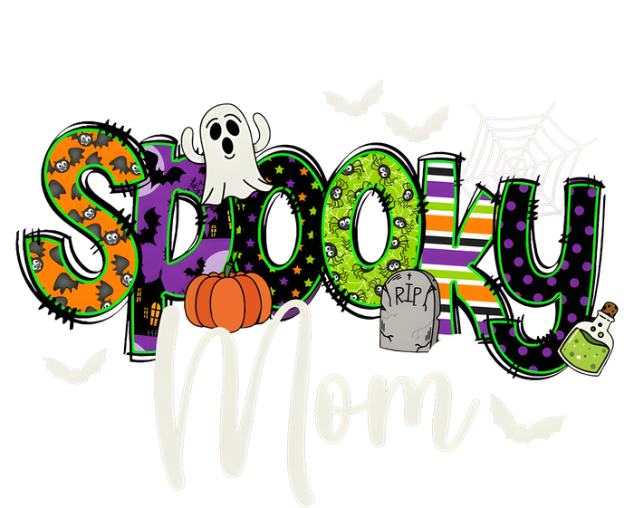 Halloween Spooky Mama Matching Family Kids Tie-Dye T-Shirt