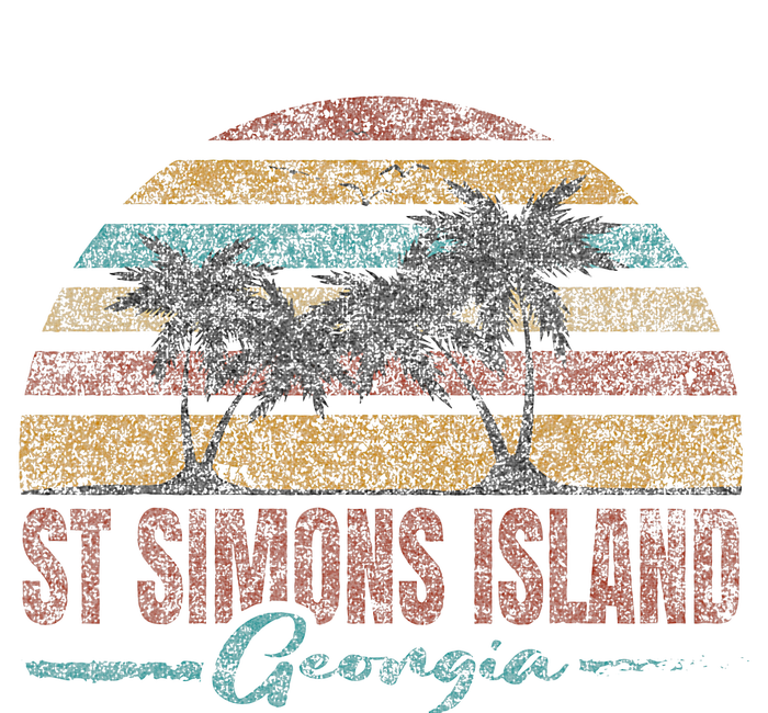 Beach Coastal City Vacation Souvenir St Simons Island T-Shirt