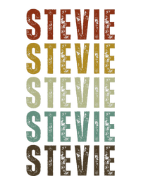 First Name Stevie Pattern Vintage Stevie Women's Crop Top Tee