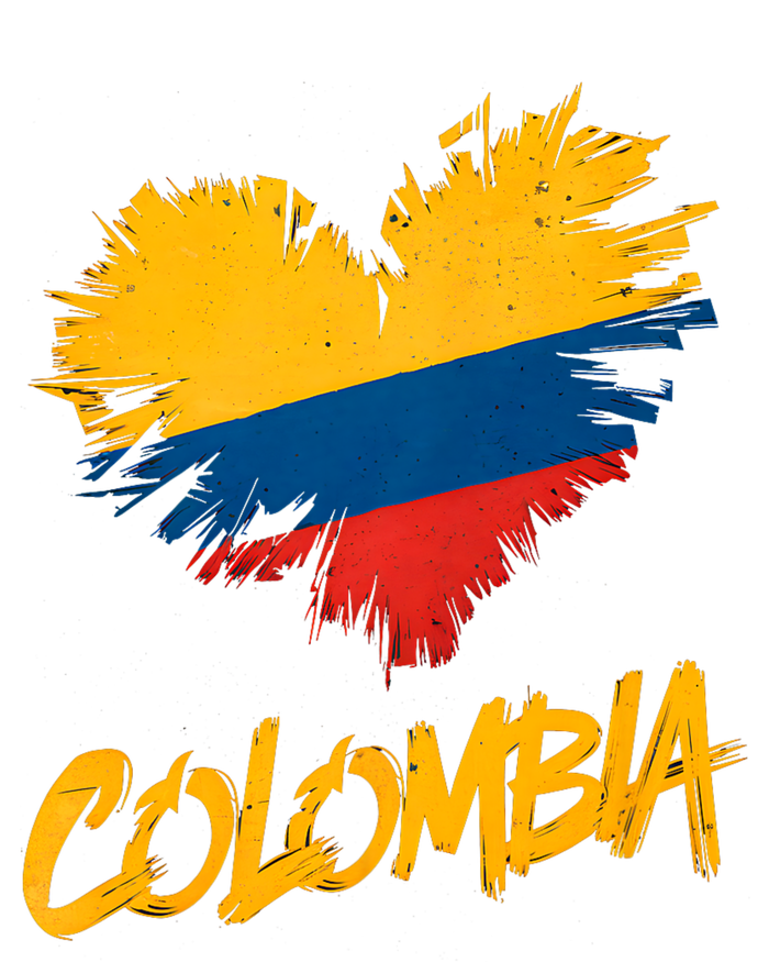 Colombia Heart Flag Women's T-Shirt