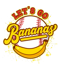 Funny Lets Go Bananas Baseball Logo T-Shirt