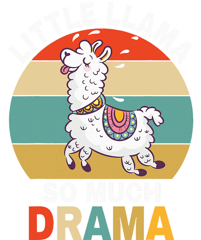 Llama Little Llama So Much Drama Kids Long Sleeve Shirt