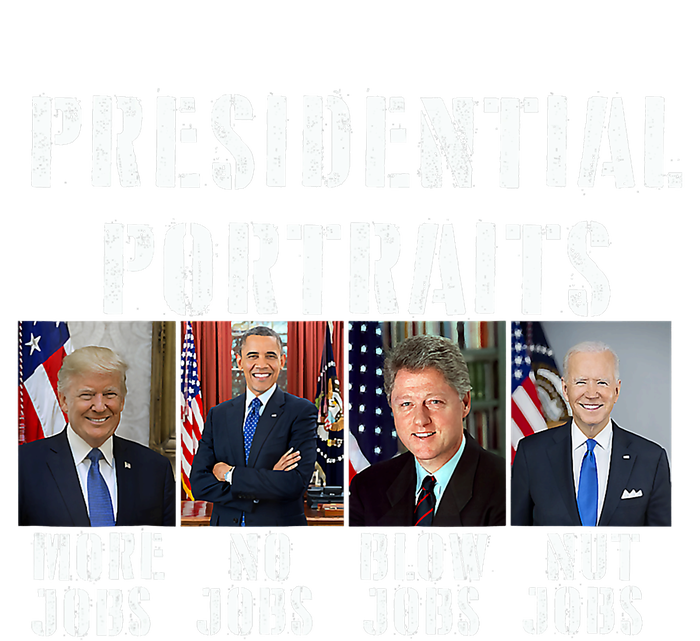 Presidential Portraits Trump More Jobs Obama No Jobs Bush Wool Snapback Cap