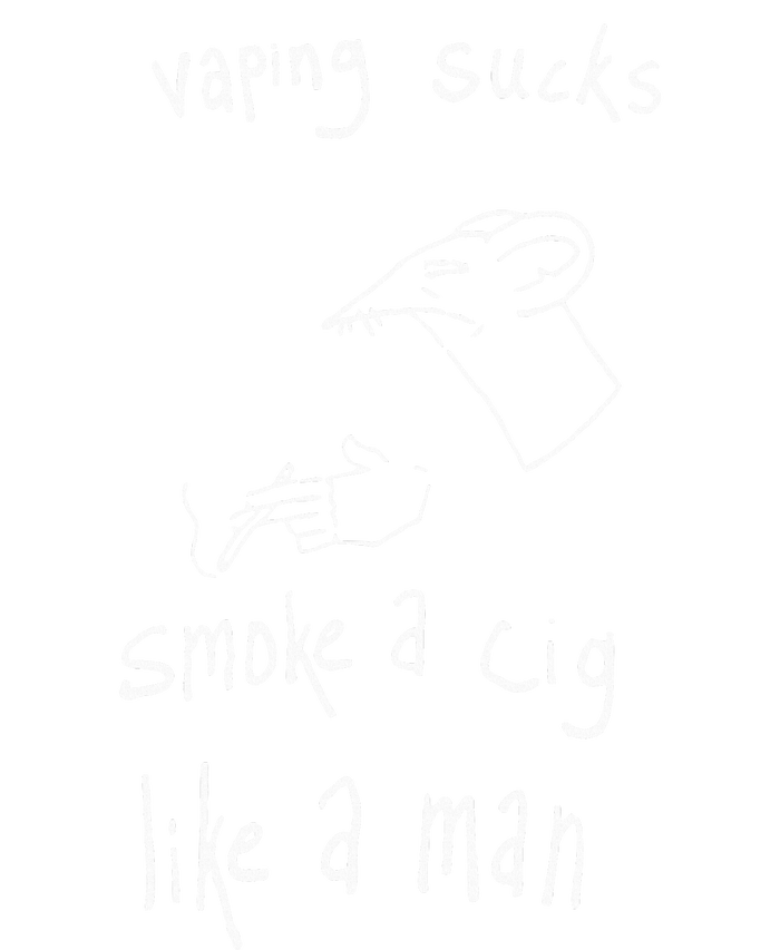 Rat Vaping Sucks Smoke A Cig Like A Man Women's T-Shirt