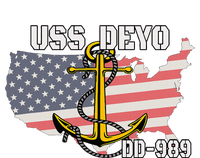 Uss Deyo Dd989 Warship Veterans Day Father Grandpa Dad T-Shirt