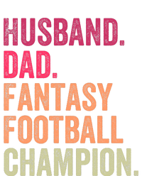 Husband Dad Fantasy Football Champion Saying Sustainable Bucket Hat