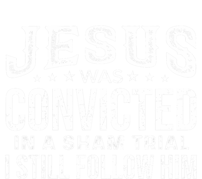 Jesus Was Convicted In A Sham Trial I Still Follow Him Trump 16 in Basic Backpack