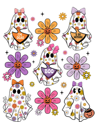 Boo Ghost Floral Halloween Cute Boo Ghoul T-Shirt