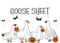 Goose Sheet Halloween Funny Ghoul Ghost Cute Pumpkin T-Shirt