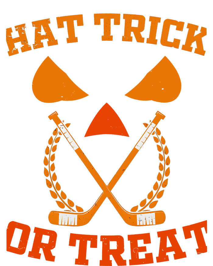 Hockey Hat Trick Or Treat Halloween Funny Pajama Set