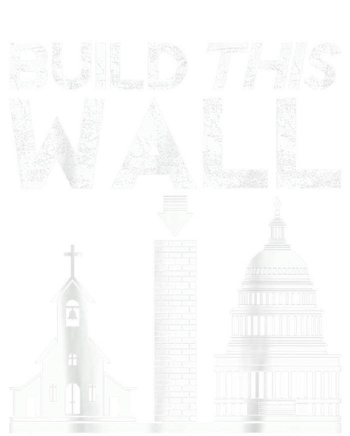 Build This Wall Separation Of Church And State Usa Impact Tech Backpack