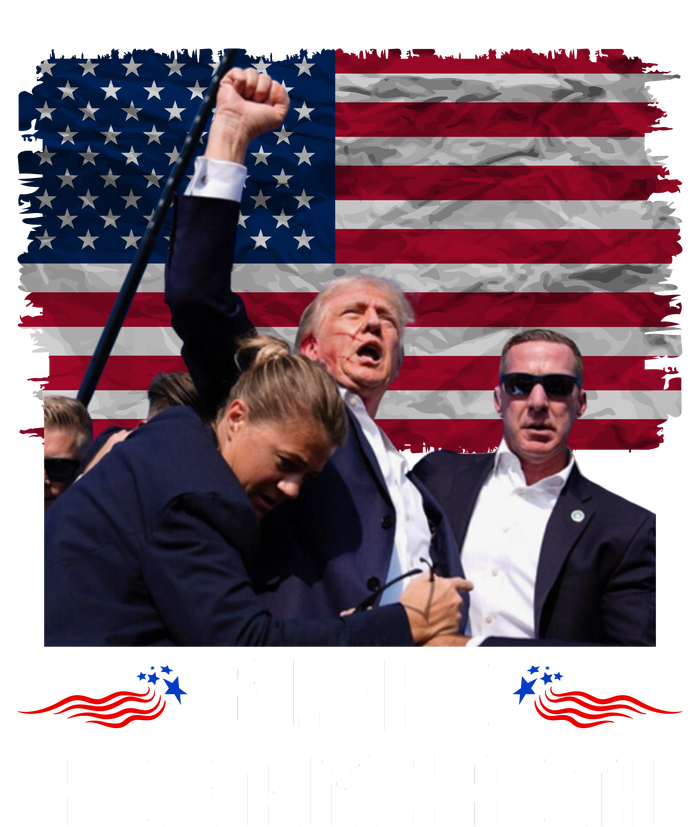 President Trump 2024 Bleed For America PosiCharge Competitor Tank