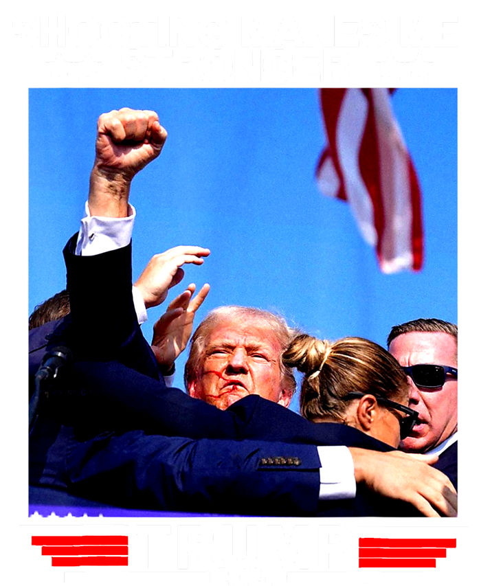 Shooting Makes Me Stronger Trump 2024 T-Shirt