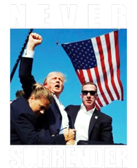 Never Surrender Trump 2024 Pennsylvania Rally Shooting Grommeted Golf Towel