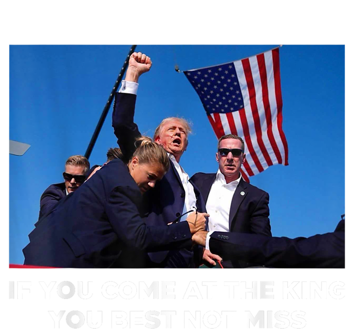 If You Come At The King You Best Not Miss Trump Shot Fist T-Shirt