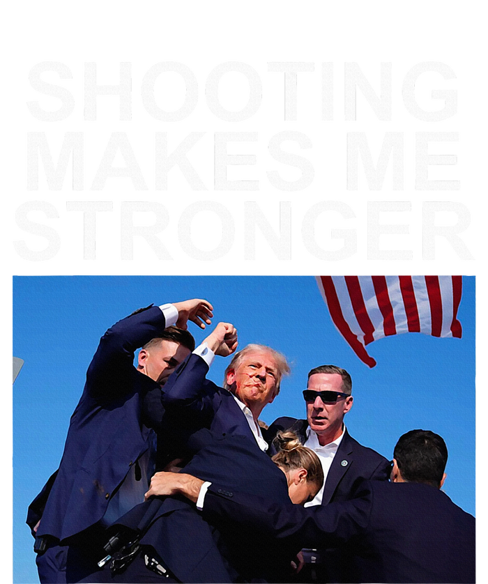 Shooting Makes Me Stronger Trump 2024 T-Shirt