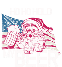 Christmas In July Santa Ho Ho Hold My Beer Funny Gift Women's Crop Top Tee