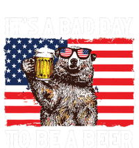 Us Flag Bear Drinking To Be A Beer T-Shirt