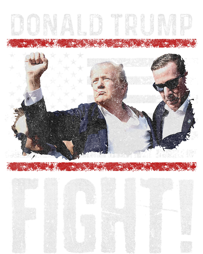 Donald Trump Fist American Flagtee Trump Fight T-Shirt