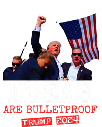 Ideas Are Bulletproof Trump 2024 Full Zip Hoodie