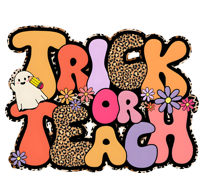 Retro Trick Or Teach Teacher Halloween Youth Performance Sprint T-Shirt