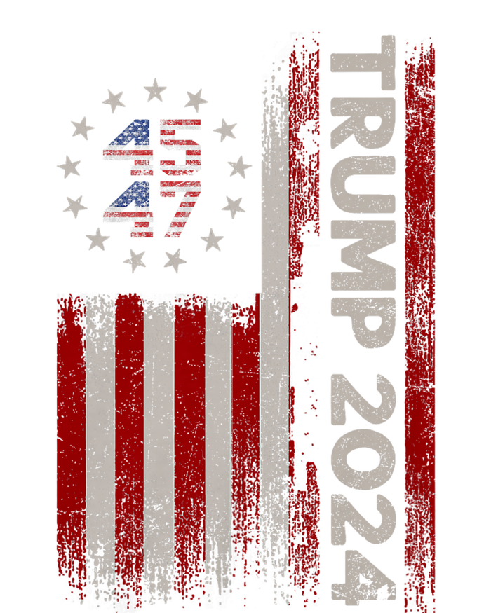 Donald Trump 2024 Election Vote Trump 45 47 Trump 2024 American Flag T-Shirt