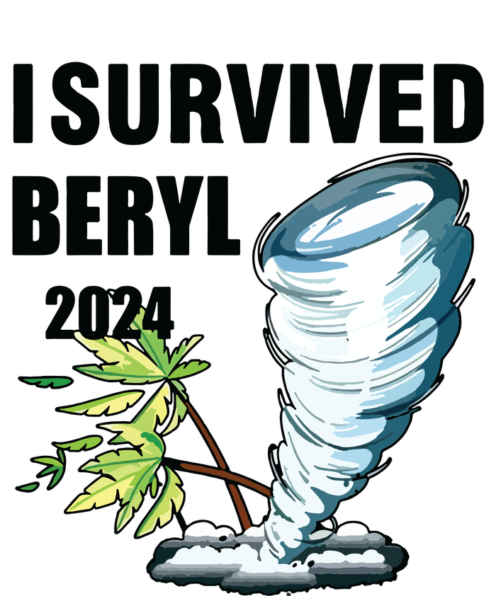 I Survived Beryl 2024 Support Squad I Survived Inspirational. Garment-Dyed Sweatshirt