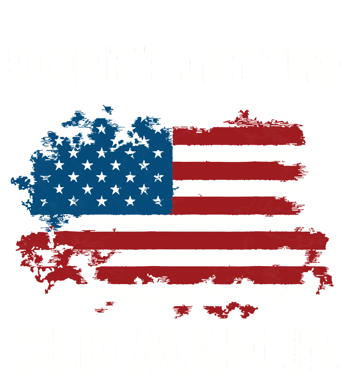 Dont Let The Old Man In Retro American Flag Women’s Perfect Tri Rocker Tank